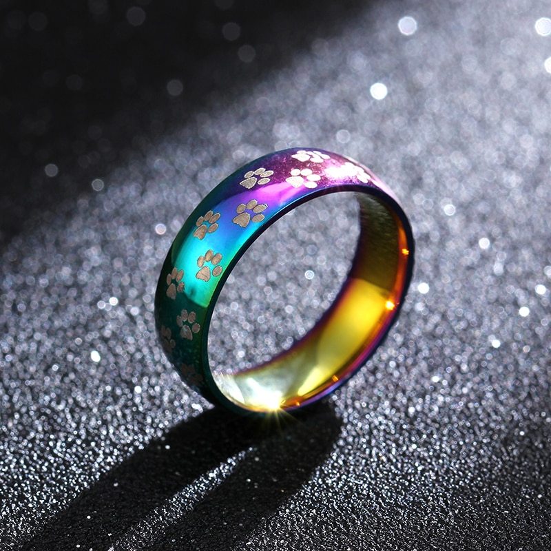 Stainless Steel Anklet Ring Colorful Design 6mm Face Width High Grade Exquisite Hand Polished Finish Elegant Shine