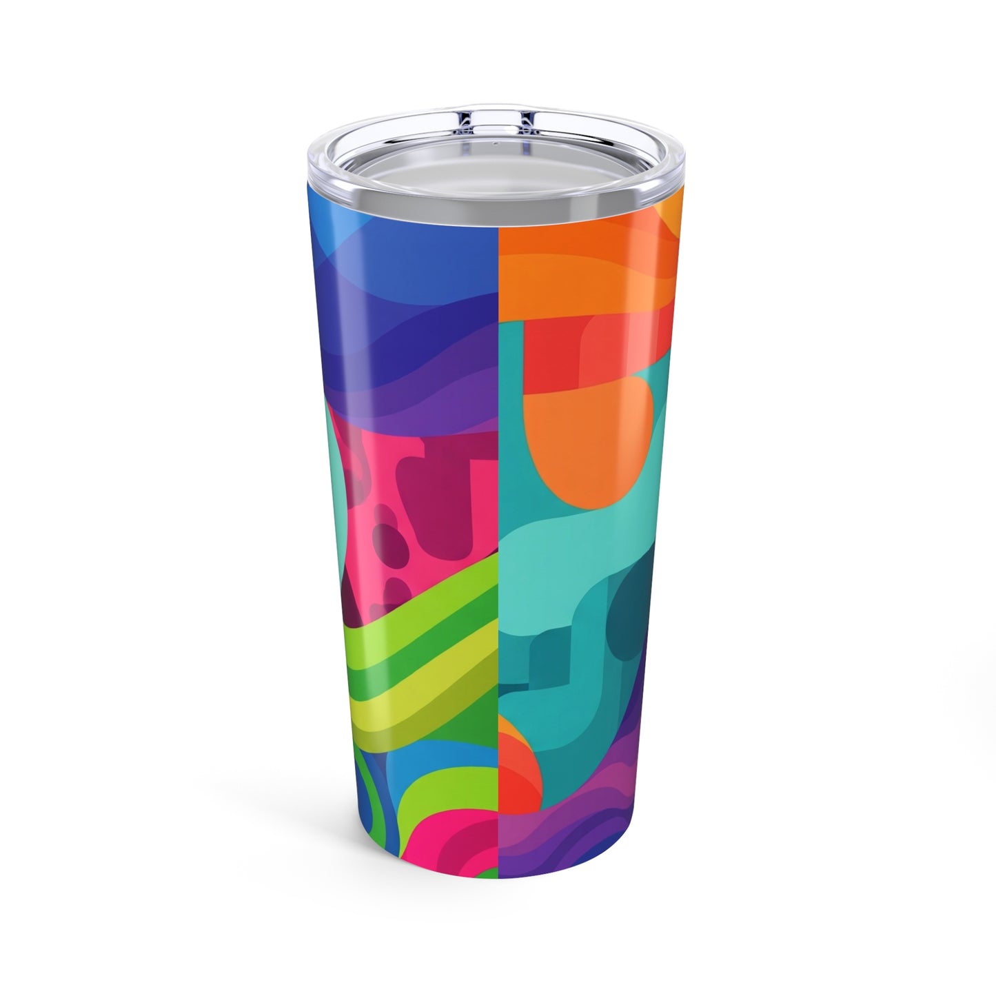 20oz Stainless Steel Tumbler With Design Double Wall Vacuum Insulation Spill Resistant For Hot And Cold Beverages