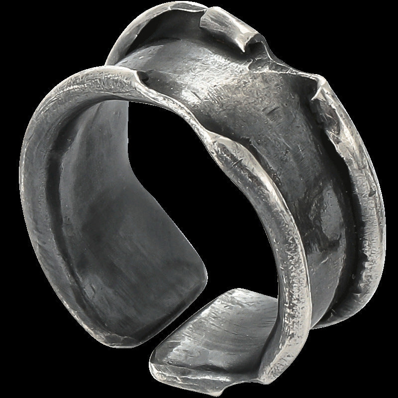 Vintage Style Adjustable Alloy Ring With Geometric Design For Women Perfect Anniversary Promise Ring Jewelry Trend