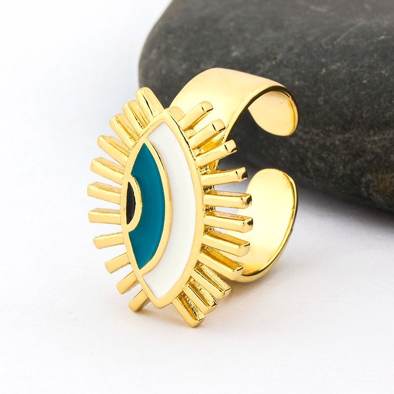 Gold Plated Copper Ring 18K Brass Fashion Jewelry for Women