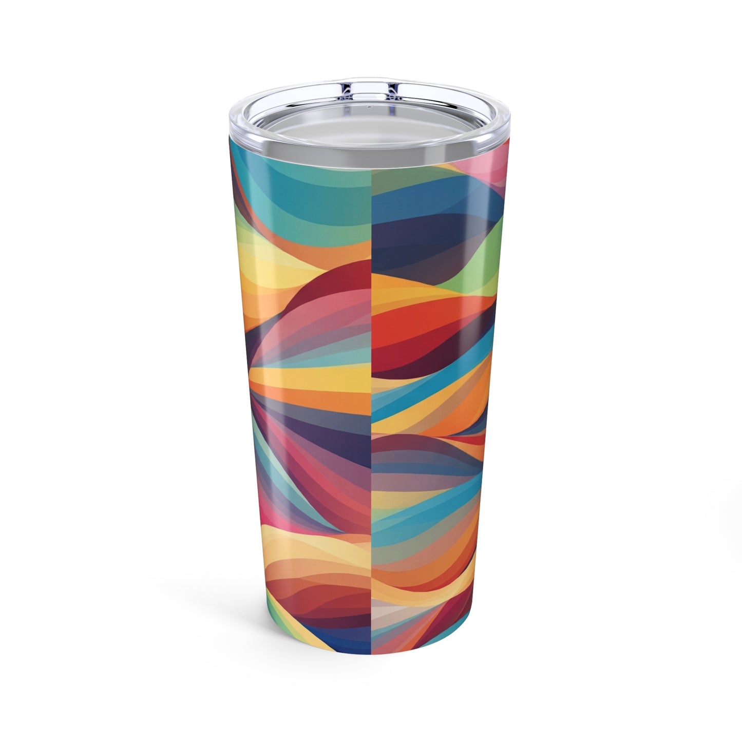 20oz Stainless Steel Art Printed Tumbler With Double Wall Vacuum Insulation Leak Proof Lid For Hot And Cold