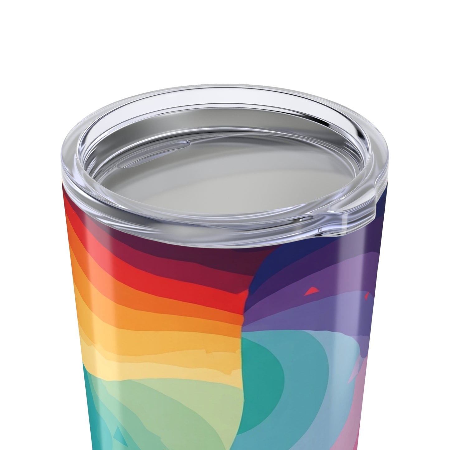 20Oz Stainless Steel Tumbler With Printed Artwork Double Wall Vacuum Insulated Spill Resistant Durable Travel