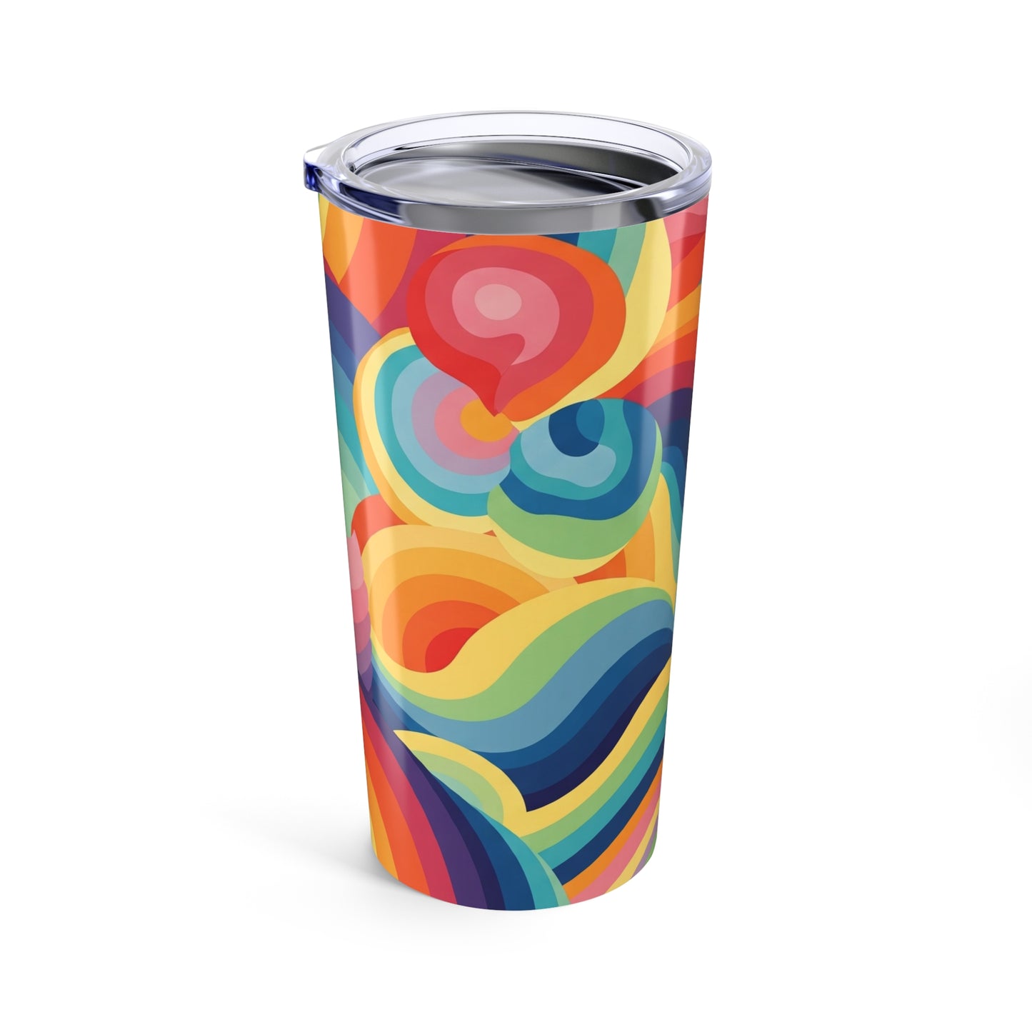 20oz Stainless Steel Tumbler Printed Design Vacuum Insulated Double Wall Leak Proof Travel Mug With Lids