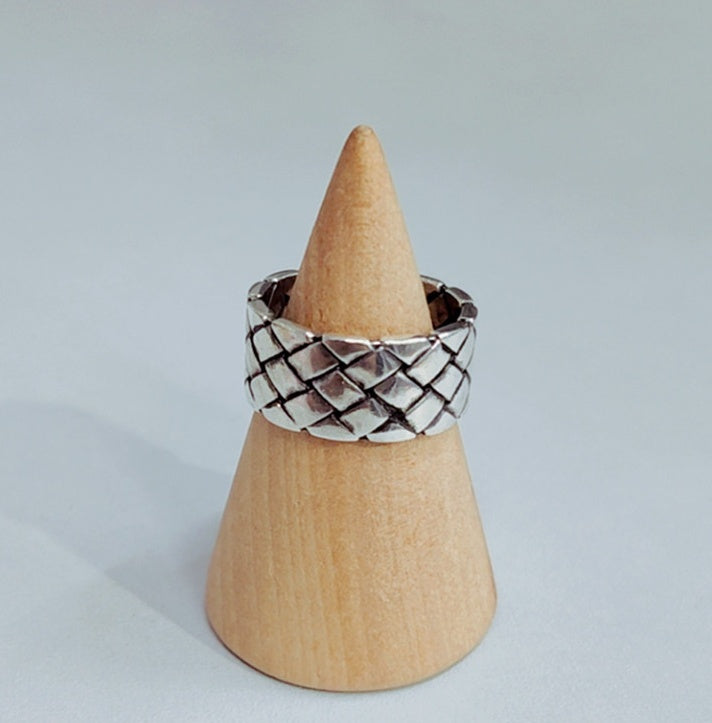 Handcrafted Copper Ring With Woven Design Durable Build For Everyday Wear And Special Occasions Suitable For Any Style