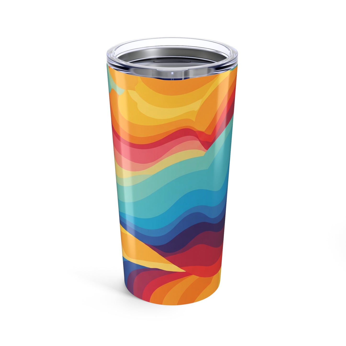20oz Stainless Steel Tumbler With Double Wall Vacuum Insulation Leak Proof Lid Printed Hot Cold Travel Mug