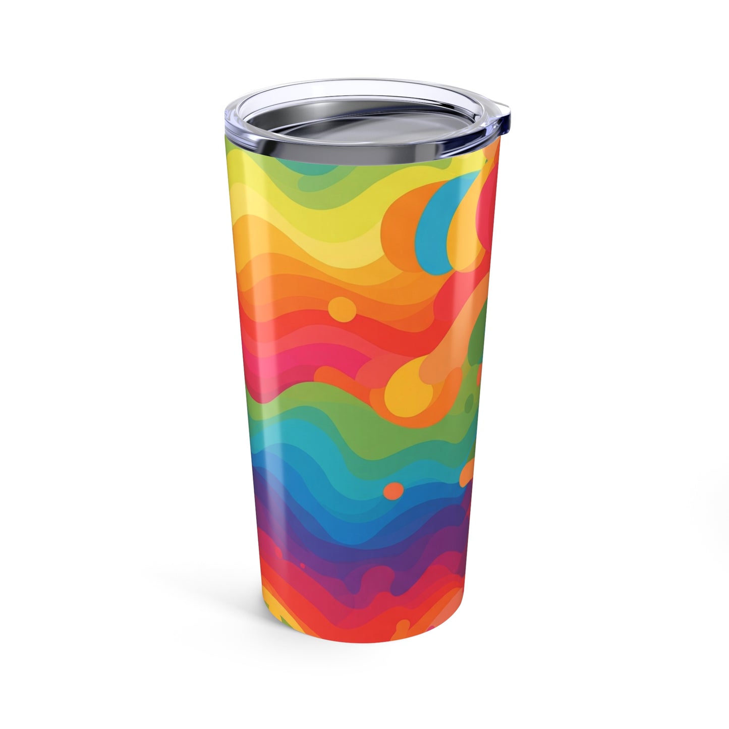 20oz Double Wall Insulated Stainless Steel Tumbler Spill Resistant Durable Mug For Hot And Cold Drinks Printed