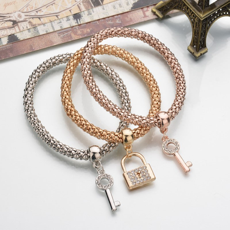 Stretchable Elastic Bracelet For Everyday Stylish Durable Alloy Bracelet Fashion Accessory Versatile Accessory