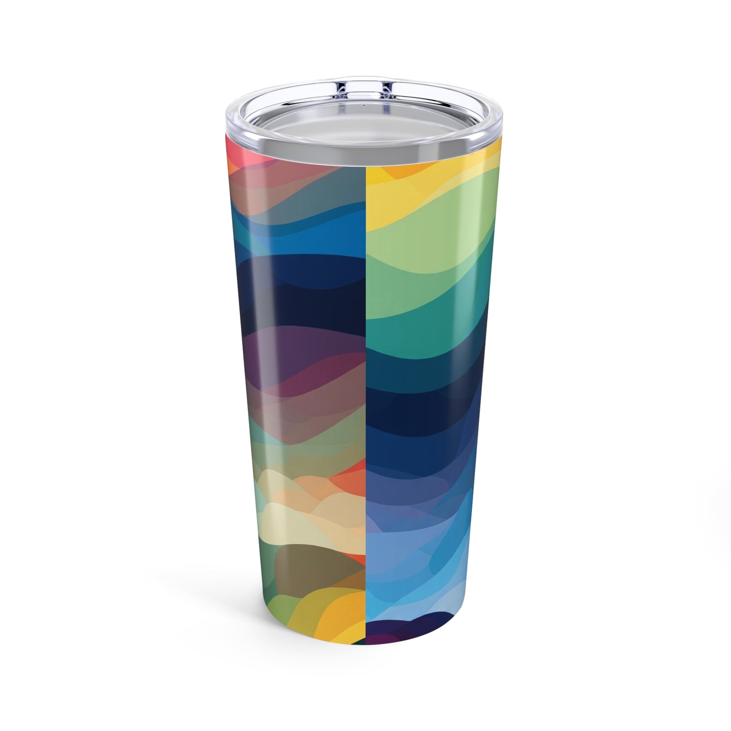 20 Oz Stainless Steel Tumbler Printed Pattern Double Wall Vacuum Insulated Spill Resistant Travel Mug Dishwasher