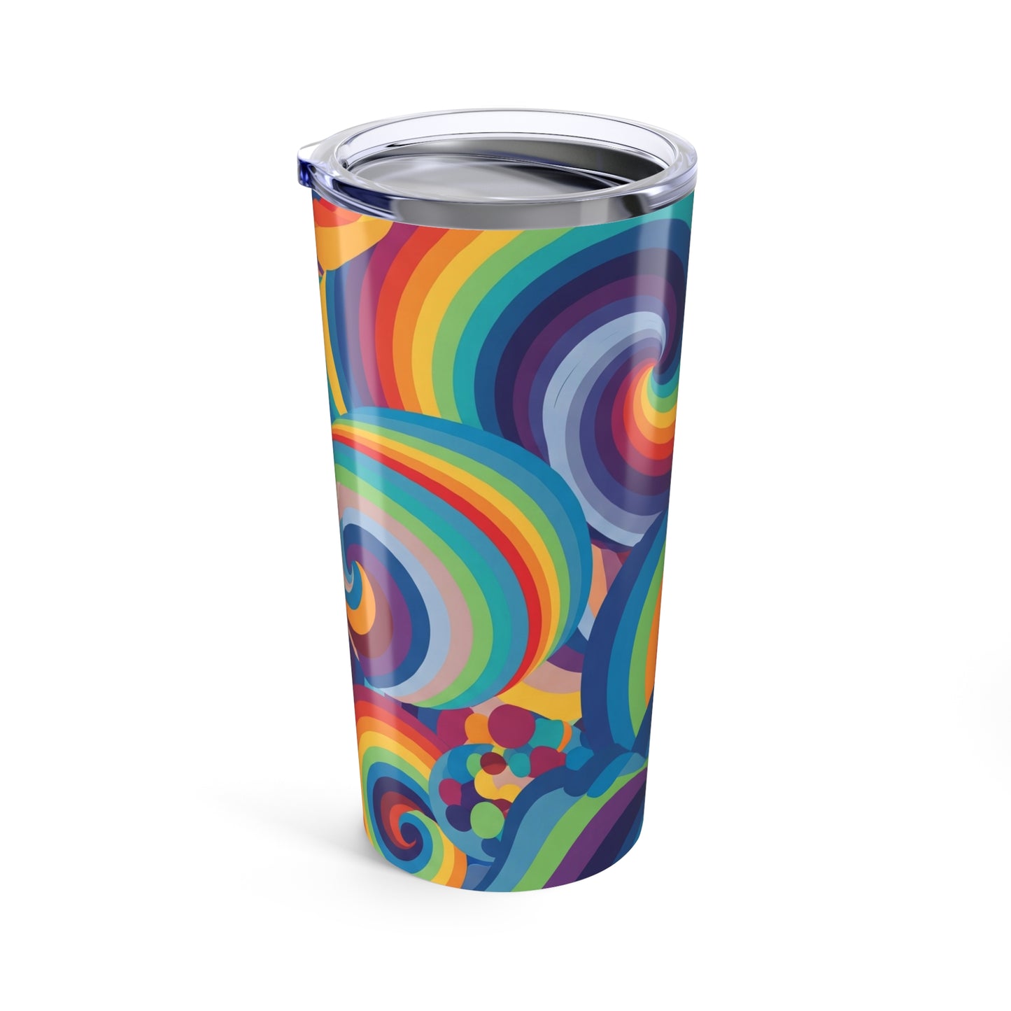 Twenty Ounce Stainless Steel Tumbler With Double Wall Vacuum Insulation Leak Proof Lid Keeps Drinks Hot Or Cold