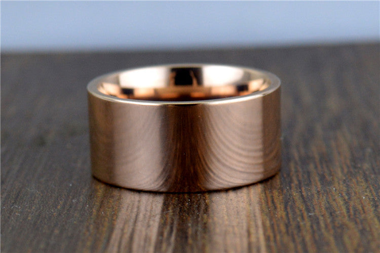 Mens Titanium Steel Ring Heart Shape Retro Geometric Metal Ring Fashion Accessory Silver Gold Rose For Festivals