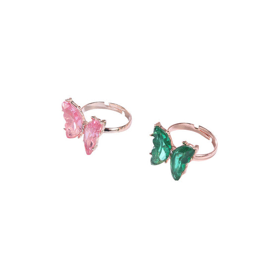 Womens Alloy Bow Rings With Animal Ornaments Electroplated Cute Rings Individually Packed Gift For Trade Fairs