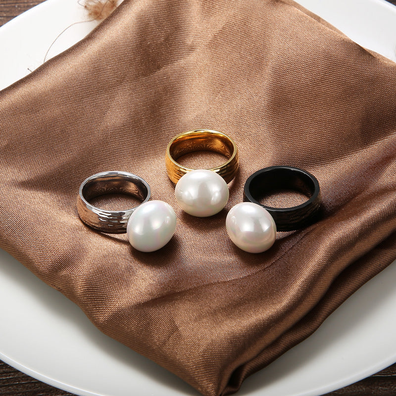 Stainless Steel Geometric Ring For Unisex Fashion Durable Jewelry Accessory For Everyday Wear And Gifting Ideas