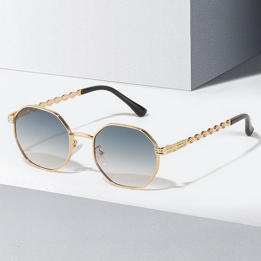 Mens Sunglasses UV400 Protection Full Frame Metal Lens