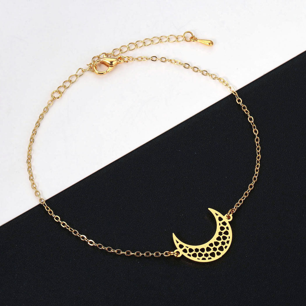Giraffe Stainless Steel Bracelet Mother And Baby Giraffe Bangle Geometric Simple Design Gift For Mom Gold Silver