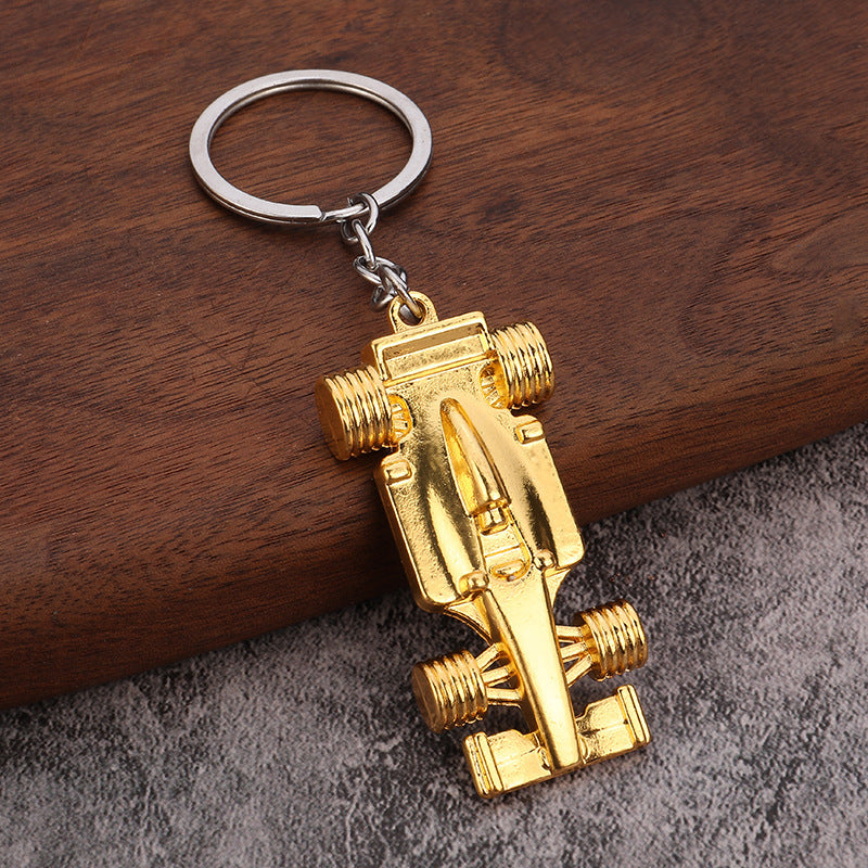 Electric Motorcycle Keychain Zinc Alloy Bike Key Ring Modern Design Gift For Men Women Imitation Gold Finisher