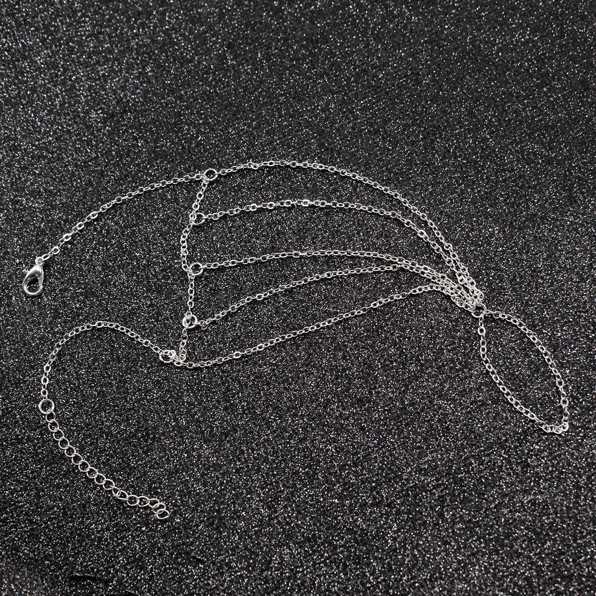 Womens Bracelet Finger Ring Fashion Bangle Geometric Hand Jewelry Electroplated Accessories For Women And Girls