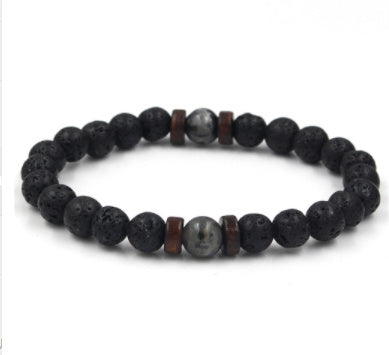 Vintage Volcanic Stone Beaded Bracelet Durable And Stylish For Daily Wear And Occasions For Everyday Style Use