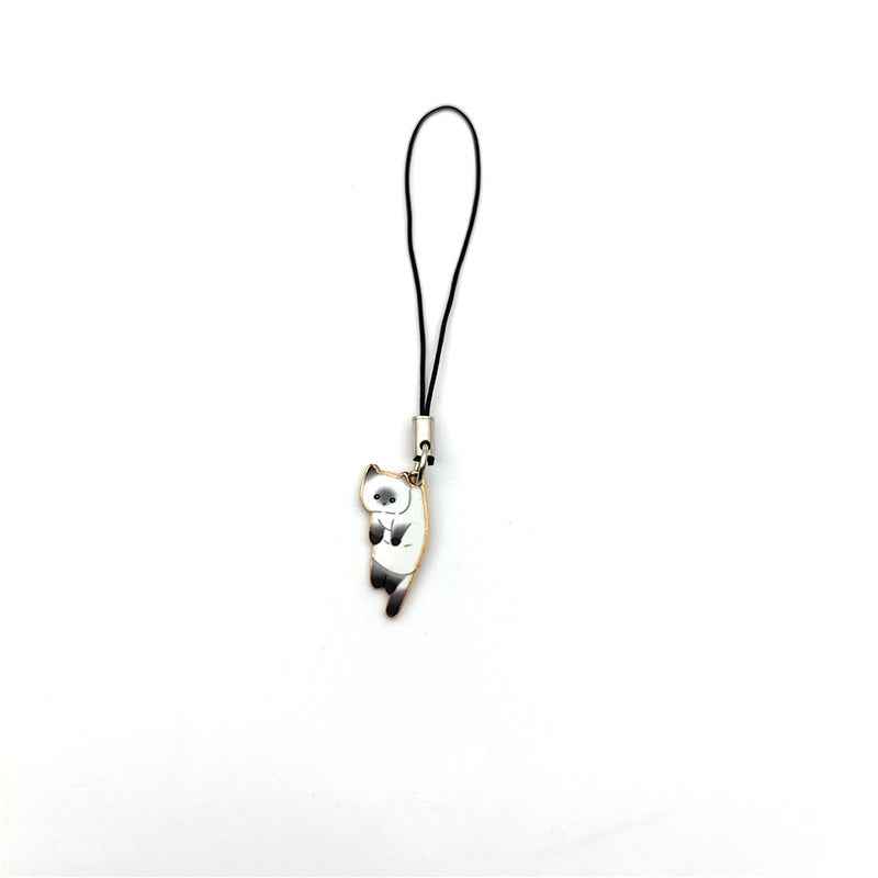 Cute Kitty Pendant Keychain Cat Design Charm For Phone Accessories And Cat Lovers Gift Ideal Gift For Cat Fans