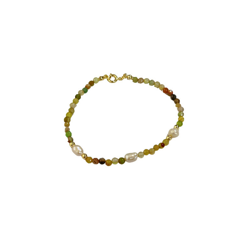 Women Electroplated Bracelet With Artificial Crystal Chic Design Fashionable Bangle Jewelry For Women And Girls