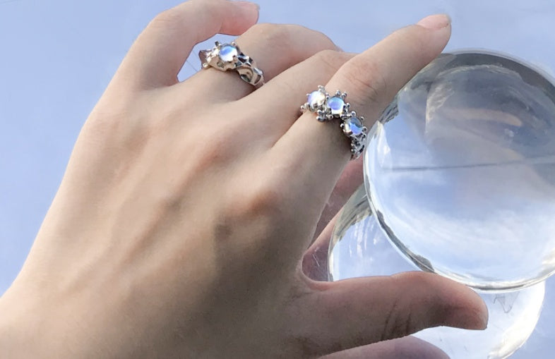 Womens Ring Floral Design Electroplated Alloy Jewelry Delicate Dainty Gift Birthday Trendy Everyday Wear Gifts