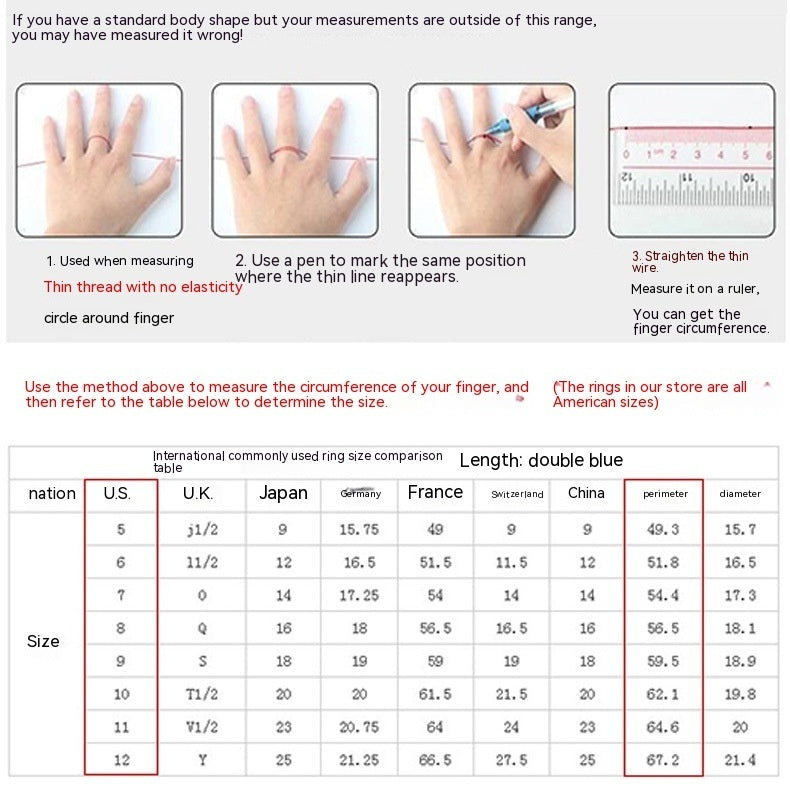 Womens Ring Micro Inlaid Zircon Round Rhinestones Copper Classic Geometric Elegant Fashionable Durable Jewelry