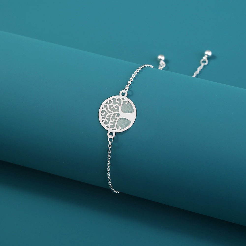 Tree of Life Copper Luminous Bracelet for Women and Girls