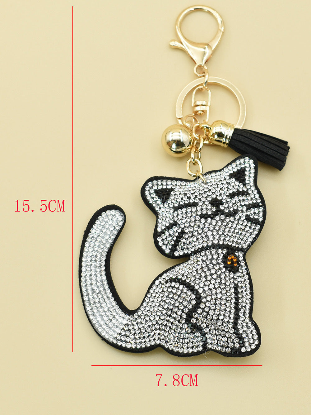 Metal Cartoon Animal Keychain Cute Bag Pendant Accessory Charm For Backpacks Purses And More Stylish Bag Charm