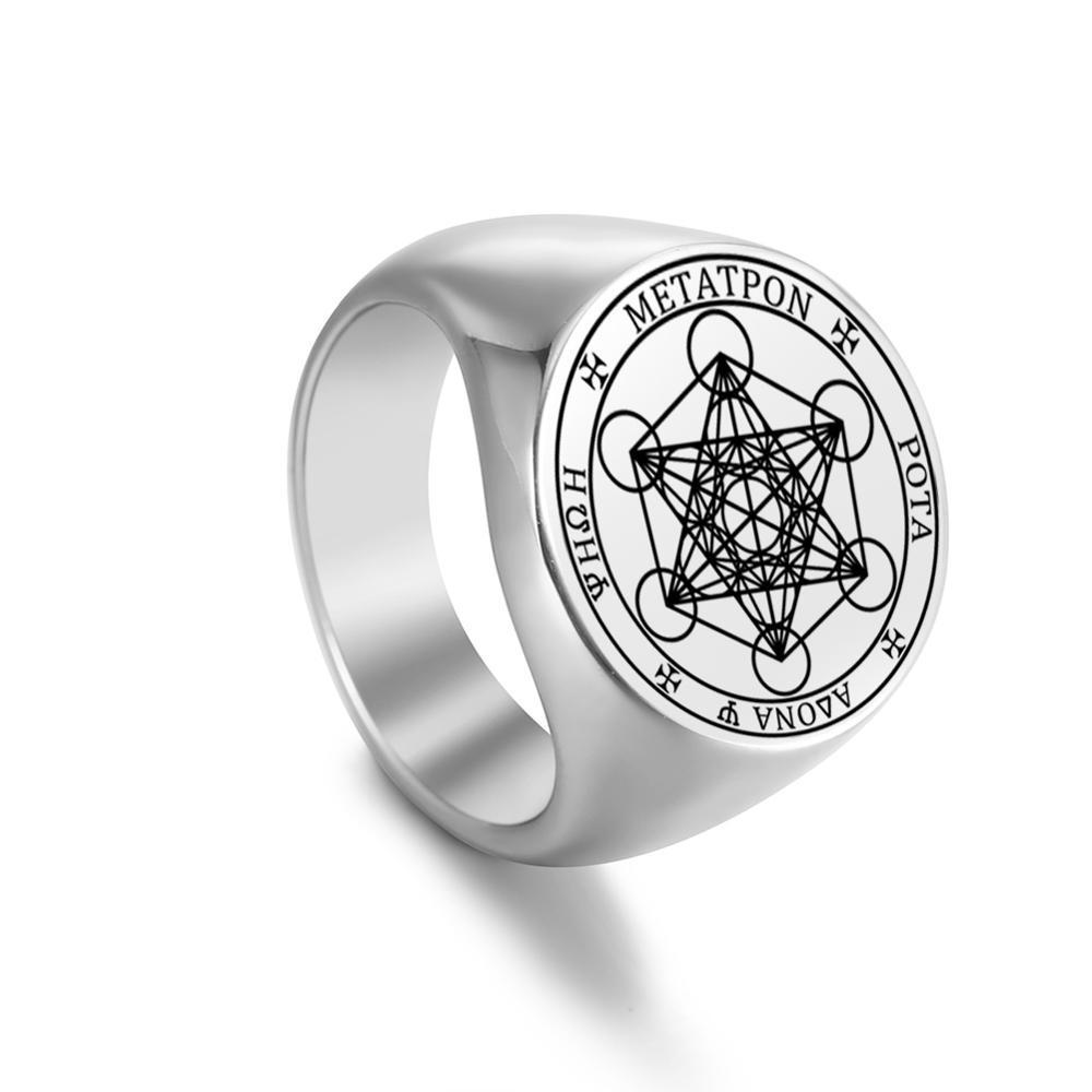 Personalized Star Of David Stainless Steel Ring Unisex