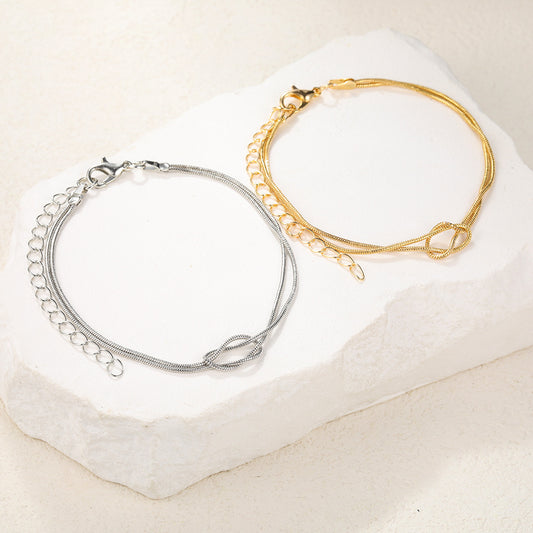 His And Hers Matching Bracelets Set Two Piece Geometric Design Gold And Silver Electroplated For Couples Gift For Lovers