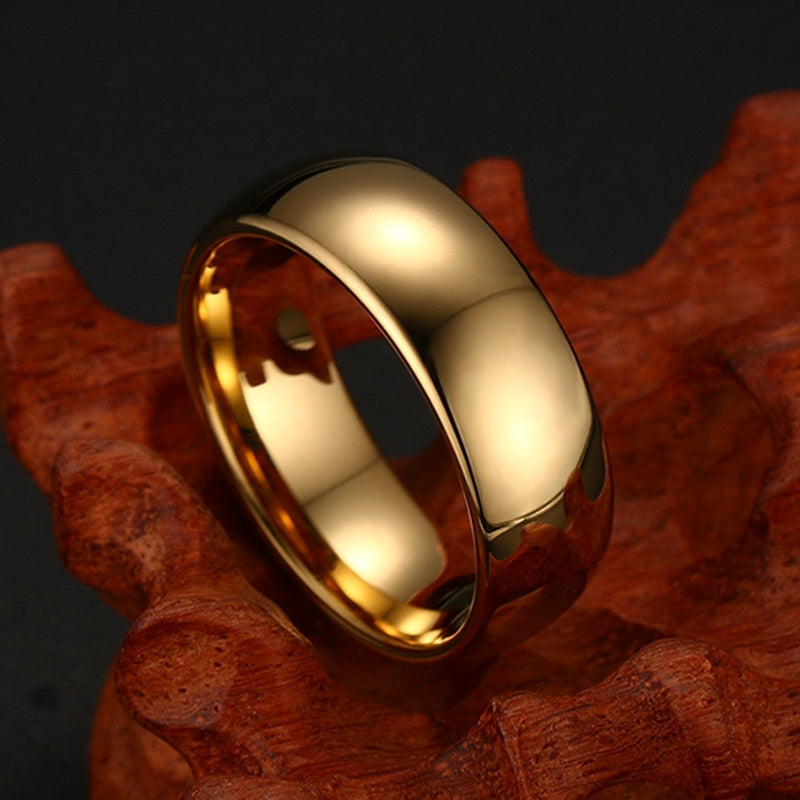 Men And Women Tungsten Carbide Ring Signet Style Durable Everyday Wear Band Hypoallergenic Unisex Design Solid