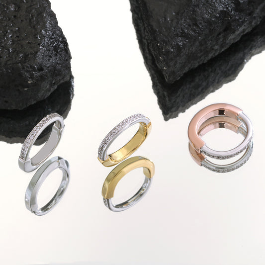 Copper Plating Ring Rose Gold Plated Band For Women And Girls Jewelry Gift Silver Gold Ring Timeless Style Now