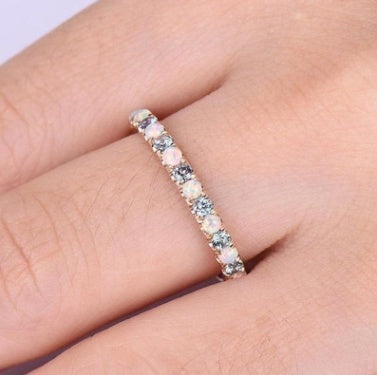 Diamond Engagement Ring For Women 14K Rose Gold Plated Copper Fashion Anniversary Promise Jewelry Sparkling Elegant