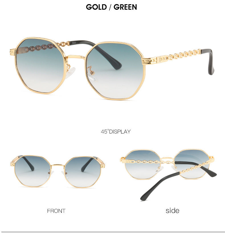 Mens Sunglasses UV400 Protection Full Frame Metal Lens