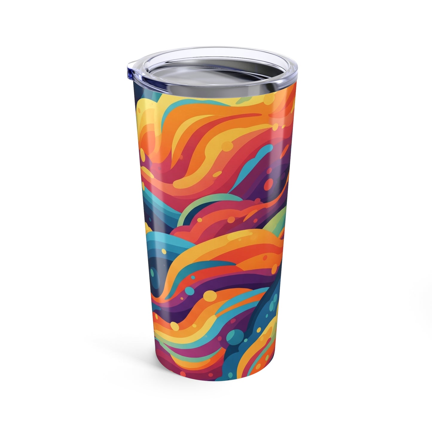 20 Ounce Stainless Steel Tumbler With Double Wall Vacuum Insulation Spill Resistant Thermal Beverage Mug Lid Cap