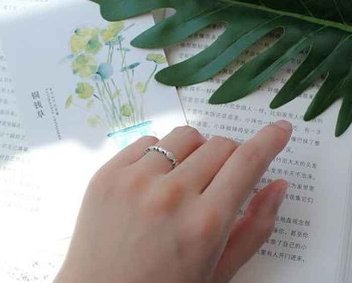 Womens 925 Sterling Silver Fish Ring Geometric Electroplated Silver Statement Ring Gift For Her Vintage Vintage