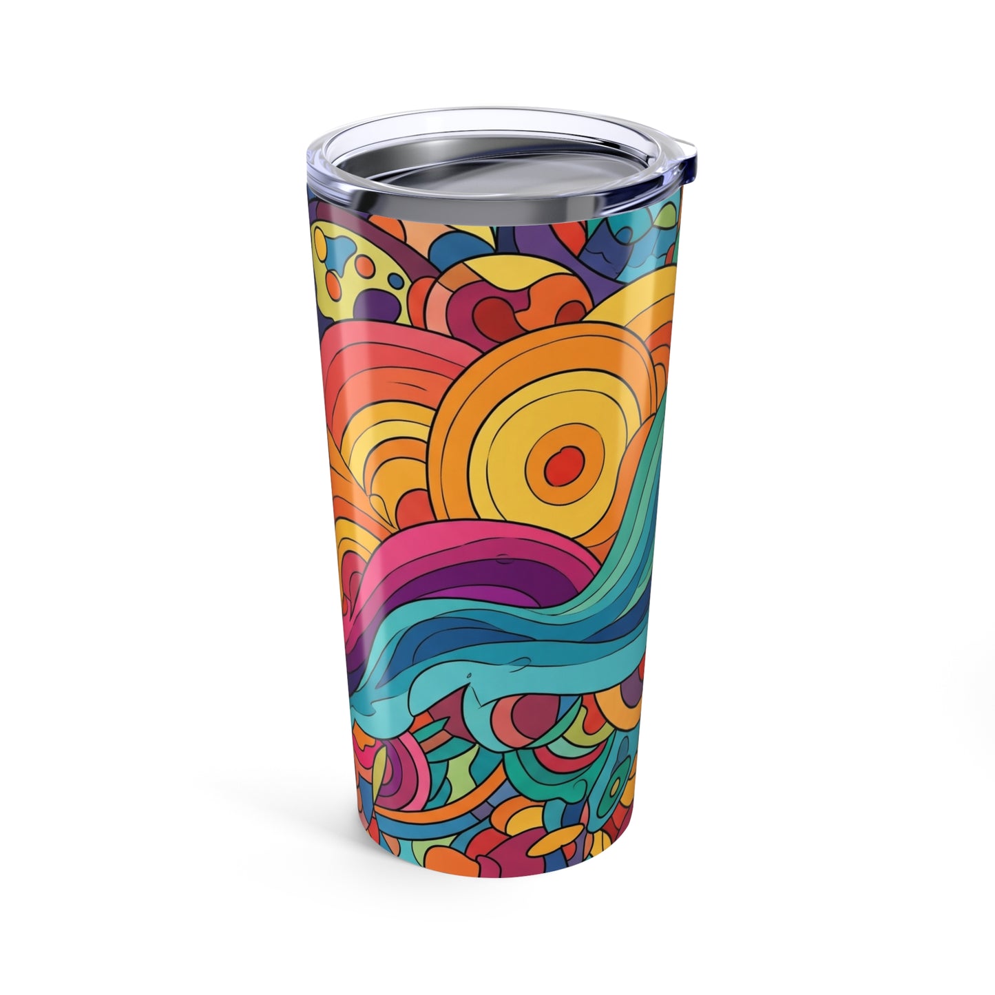 20oz Stainless Steel Tumbler With Double Wall Vacuum Insulation Spill Resistant BPA Free Hot Cold Beverage Mug