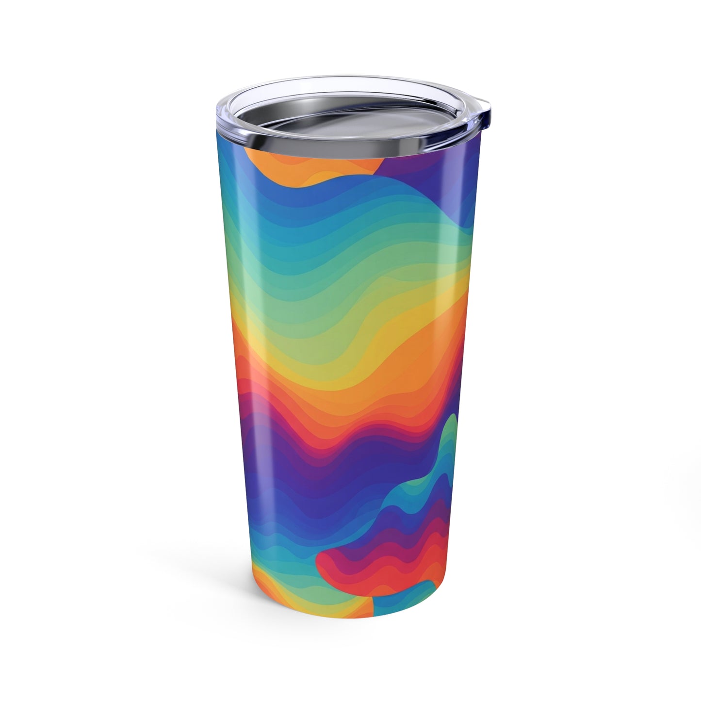 20 Oz Stainless Steel Printed Tumbler Double Wall Vacuum Insulated Spill Resistant Durable Hot Cold Travel Coffee