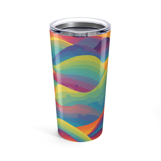 20 Oz Stainless Steel Printed Travel Mug With Double Wall Vacuum Insulation Spill Resistant Lid Dishwasher Safe