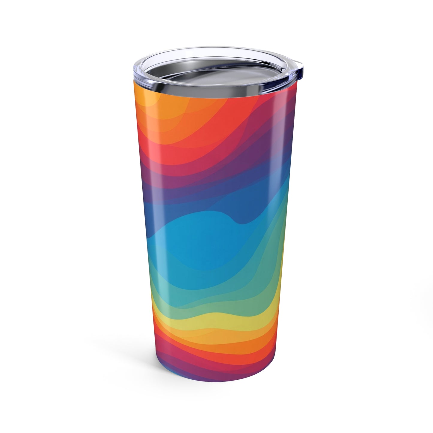 20oz Stainless Steel Printed Tumbler With Double Wall Vacuum Insulation Leak Proof Travel Mug With Lid BPA Free