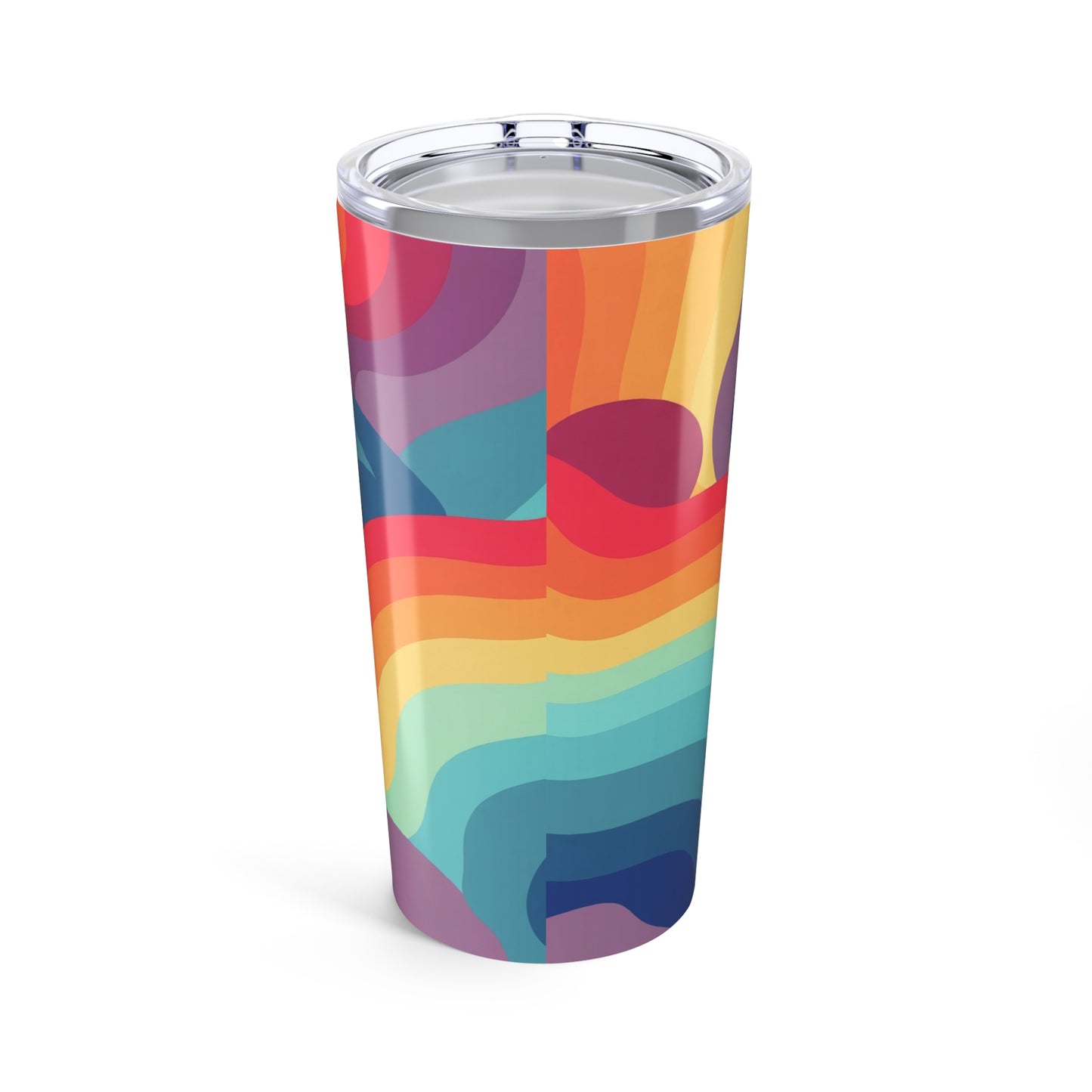 20Oz Stainless Steel Beverage Tumbler With Double Wall Vacuum Insulation Leak Proof Lid Printed Graphics