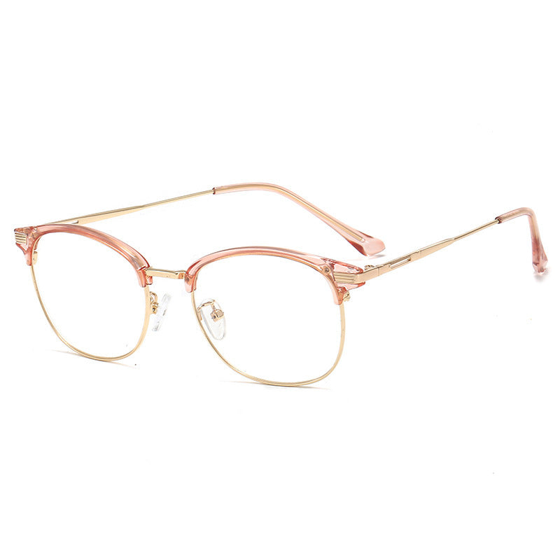 Vintage Metal Full Frame Eyewear Frames With Clear Lenses Durable Fashionable Design For Everyday Wear In Colors