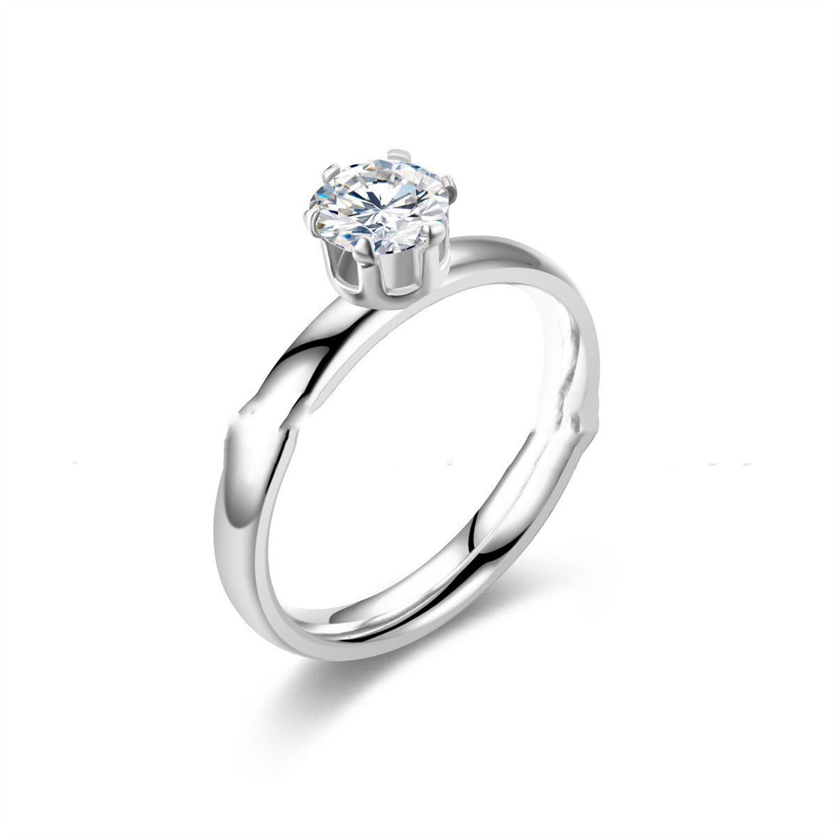 Cat Ear Rings Stainless Steel Polished Cartoon Couple Jewelry Gift For Animal Lovers Golden Zircon Accents Lux