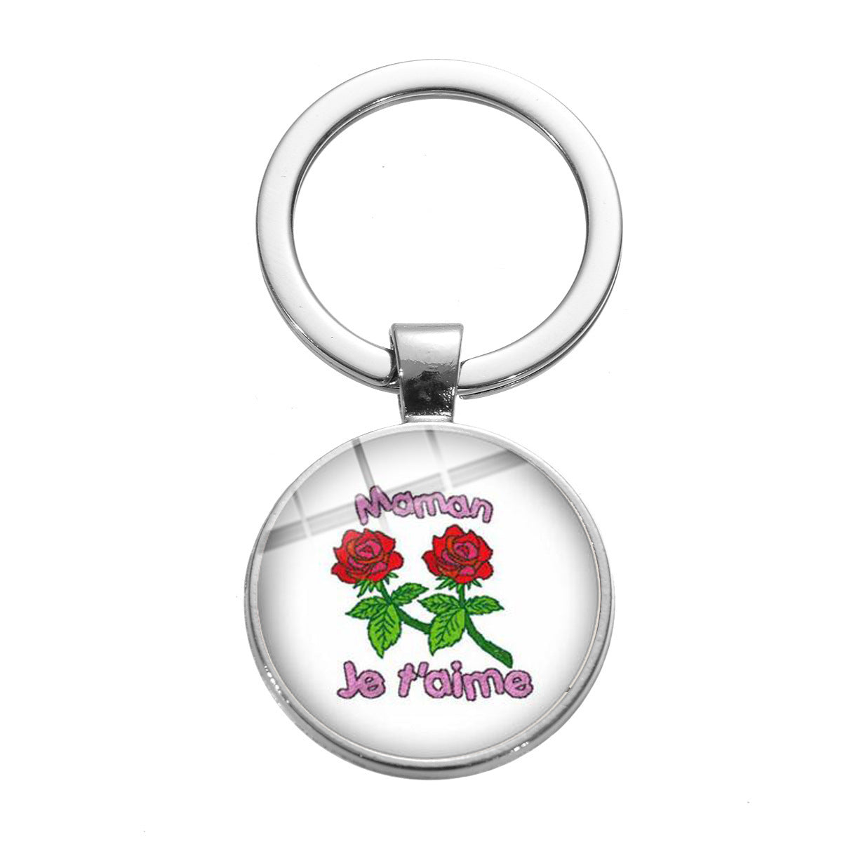 Mom Keychain Gift Zinc Alloy Key Ring Decorative Pendant For Mothers Day And Special Occasions For Mom On Any Occasion