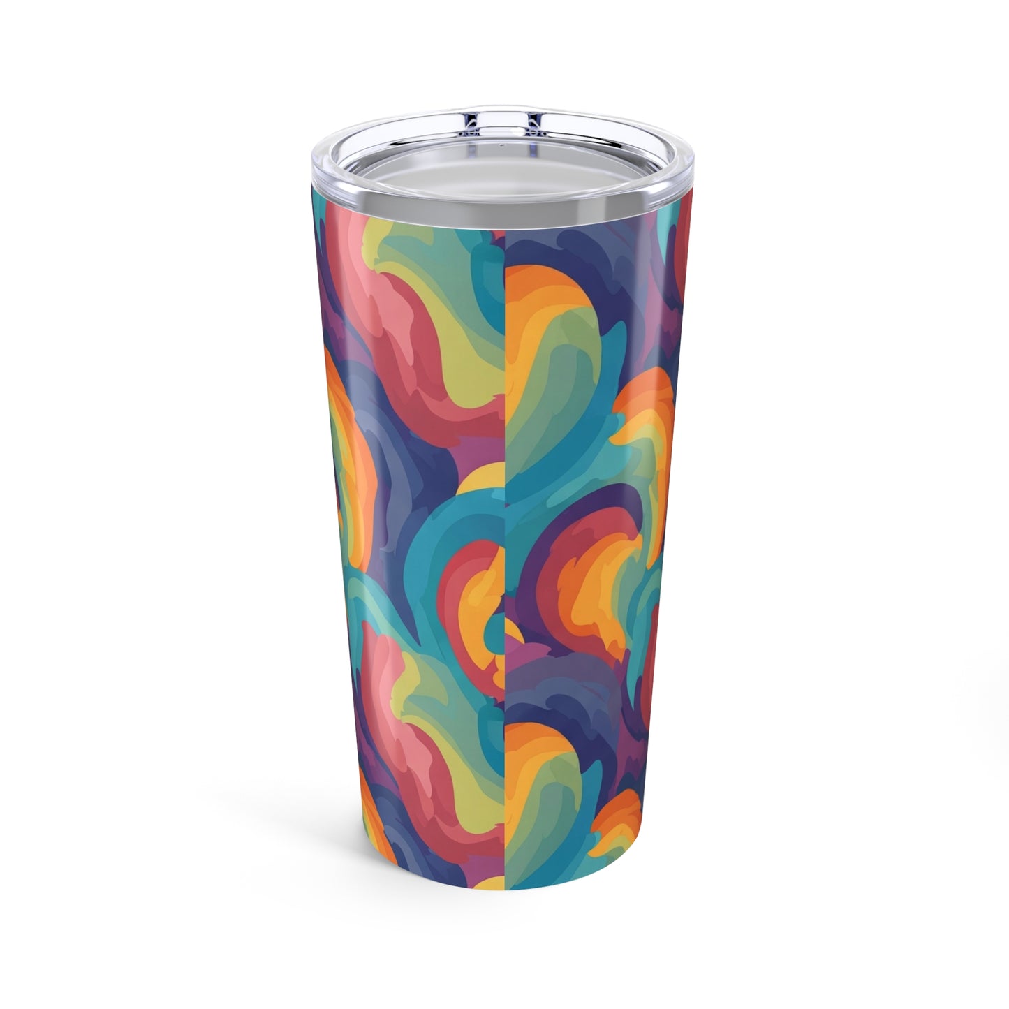 20 Oz Stainless Steel Travel Mug With Vacuum Insulation And Dishwasher Safe Printed Design For Hot And Cold Drinks
