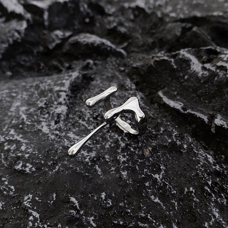 Copper Open Ring for Women Adjustable Index Finger Style