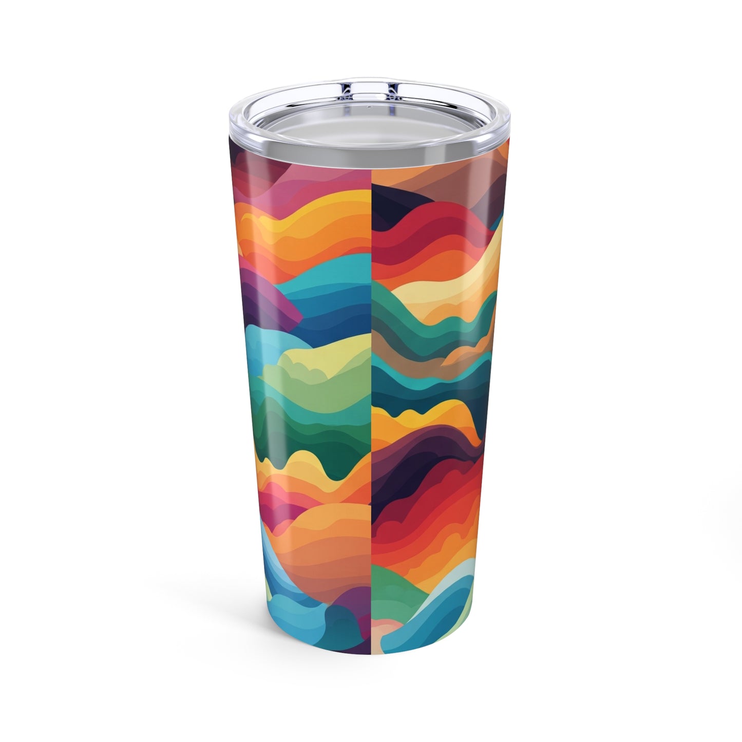 Twenty Ounce Metal Travel Mug With Vacuum Insulation Leak Proof Spill Resistant Lid For Hot Or Cold Beverages