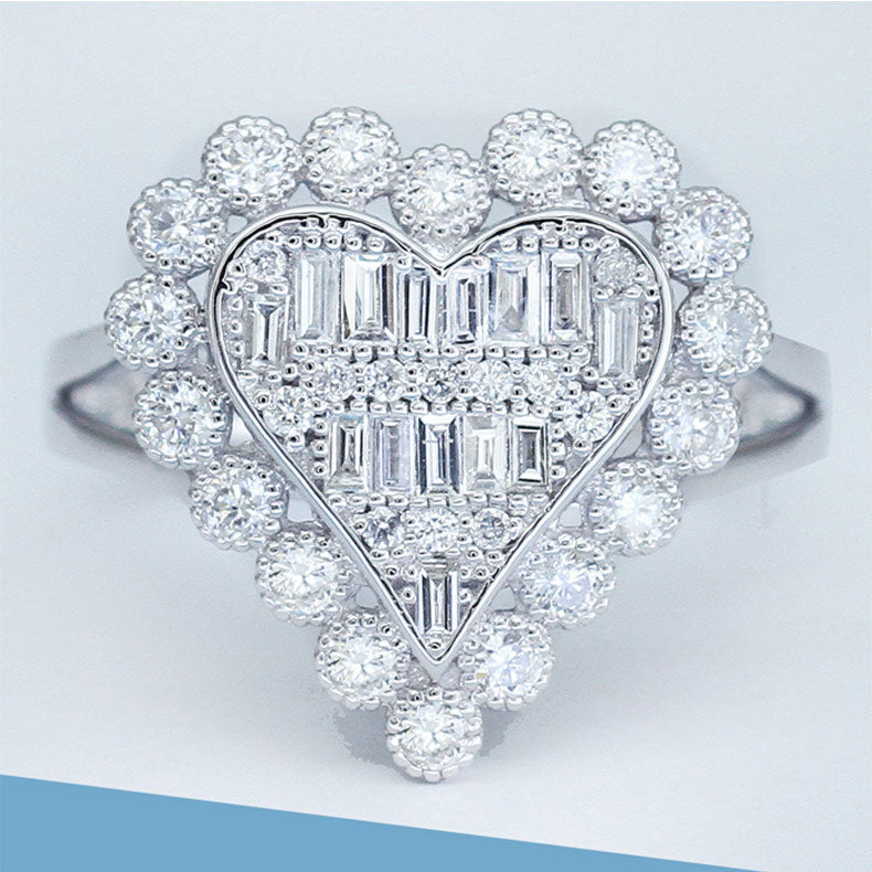 Geometric Zircon Ring Gold Plated Copper Fashion Jewelry Elegant Dainty European Style Sizes 6 7 8 9 10 Classy