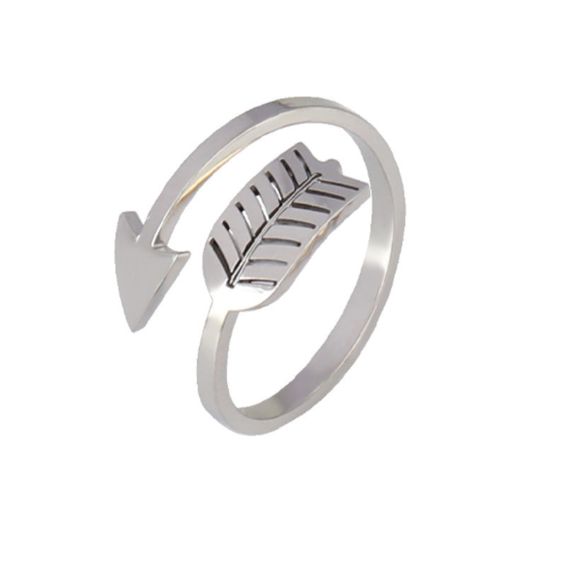 Stainless Steel Geometric Ring Natural Style Women Gold Silver Trendy Fashion Hip Hop Minimal Jewelry Timeless