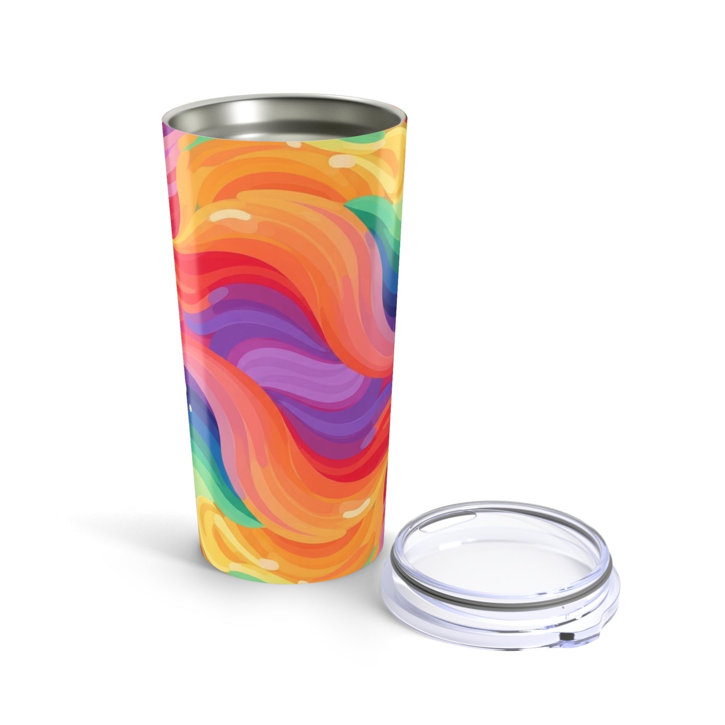20oz Stainless Steel Tumbler With Double Wall Vacuum Insulation Spill Resistant Travel Mug For Hot And Cold