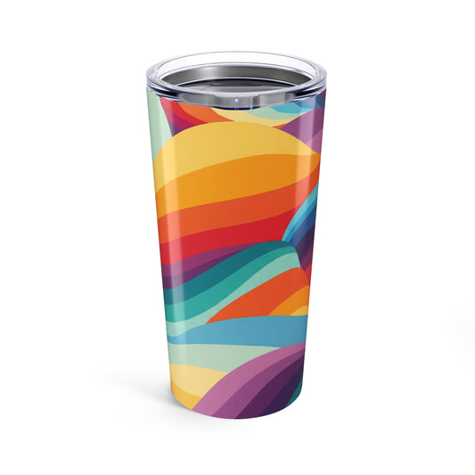 20oz Stainless Steel Tumbler With Double Wall Vacuum Insulation Leak Proof Printed Travel Mug For Hot Or Cold
